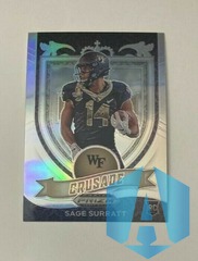 2021 Panini Prizm Draft SAGE SURRATT Crusade Silver Prizm RC #177